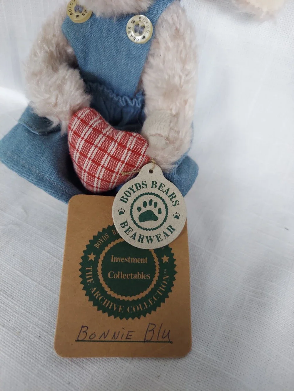 Boyds Bears & Friends, Bunny, Investment Collectables, Bonnie Blue with Tag